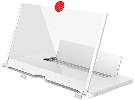 Slnfxc 12 polegadas de alta definição de tela celular amplificador com ampliação do suporte de mesa de telefone dobrável