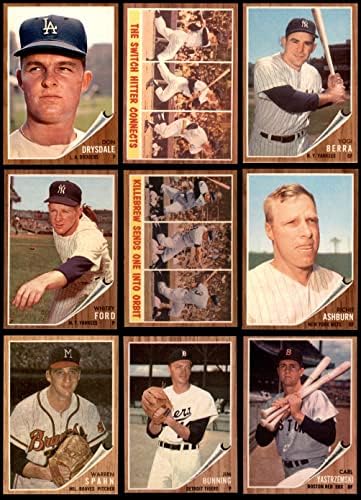 1962 Topps Baseball Complete Set - Premier NM+