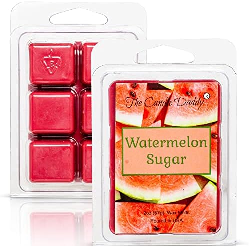 A vela Daddy Watermelon Sugar- suculenta melancia derretida- cubos máximos de cera de perfume