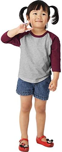 MA CROIX Infantas e Juniores 3/4 Camisa de Baseball de Manga Raglan Slim Comfort Fit Jersey Kids