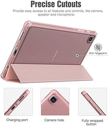 Caso do Timovo para Samsung Galaxy Tab A7 Lite 8.7 2021, TPU SLIM SOFT TPU translúcido com tampa de proteção contra casca de proteção
