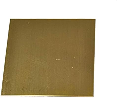 Lucknight Brass Placa de cobre Metal de resfriamento bruto Materiais industriais H62 Cu Espessura 5mm, 5 * 300 *