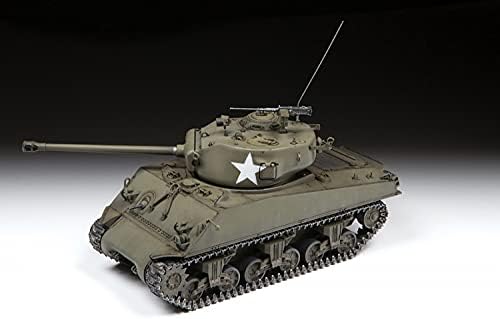 Zvezda 3676 1:35 M4A3 W Modelo Sherman, kit de plástico para montagem, réplica detalhada, sem variação