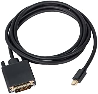 XMSJSIY Mini DP/Mini DisplayPort para adaptador DVI, Mini DP de alta velocidade para DVI-D 24+1 Conversor masculino Monitor