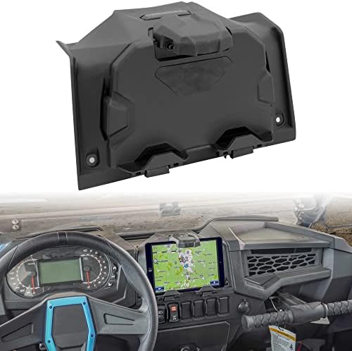 Suporte de dispositivo eletrônico LDETXY para Polaris RZR XP 1000 XP4 Turbo, suporte para comprimidos GPS montagem com caixa de armazenamento para Polaris RZR XP 1000 / RZR XP 4 1000 / RZR XP Turbo 2019-2023 Acessórios