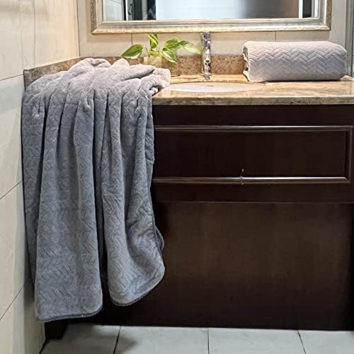 Toalhas Ytyc, toalhas de banho de 39x78 polegadas de grande porte para adultos luxuosos de luxo para toalhas de banho extra grandes para banheiro super macio altamente absorvente toalhas de microfibra 80% poliéster
