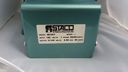 STACO 25 amp variável variável Autotransformer, 2510ct, 120VAC entrada