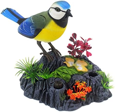 Tipmant fofo pássaros eletrônicos brinquedos de animais de estimação simulação move realista
