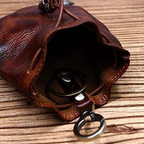 Wugebud 1 PCS Mini Chave de Bolsa medieval, organizador de moedas, suporte de mudança, bolsa de cordão para homens e mulheres