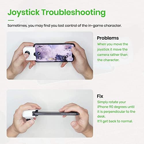 Mobile Game Controller Joystick for iPhone, um joystick compatível com a maioria dos videogames no mercado, um popular presente para