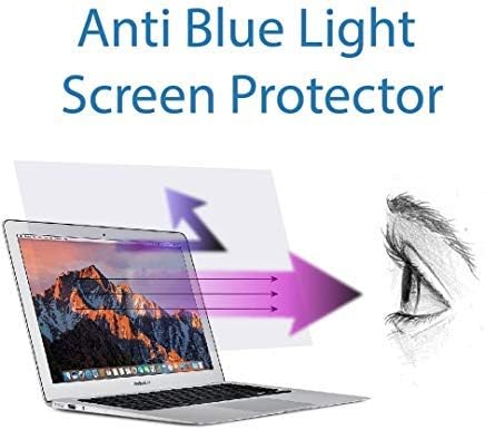 Protetor de tela leve anti -azul para MacBook Air 11 polegadas Número do modelo A1370 e A1465. Filtre a luz azul e alivie a tensão ocular do computador para ajudá -lo a dormir melhor