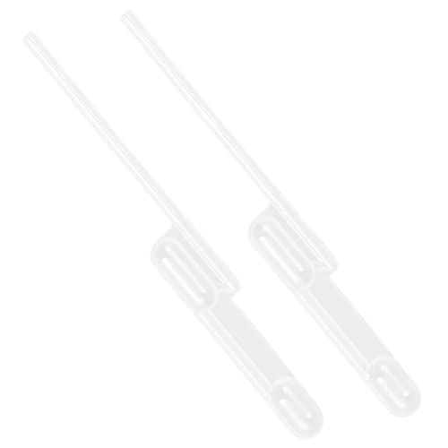 Ultchnovo 50pcs lúpulo pipelas de fluido ladrilho PASTEUR PASTEUR PIPETTE PLÁSTICA BURETA BURETTATIVA BURETTE DUPLE CELULA BURETA LIP