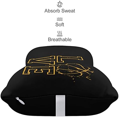 Love Basketball Car pescoço travesseiro para condução de 2 assentos Auto -apoio de cabeça de cabeça de cabeça de cabeça