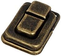 Caixa de joias aexit caixa de jóias caixa de hardware de caixa de hardware trava de retângulo hasp trava de bronze