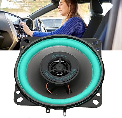 Chiciris Coaxial Car Speaker, Alto -falante de carro HiFi de 4 polegadas 90Hz20kHz Classe média para sistemas de som para carro