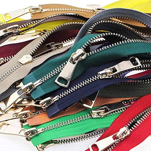 Zíper decorativo Sliders Double Sliders Lock Auto Metal Zipper