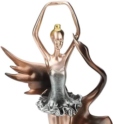 Estatueta de ornamento especial GFDJ para garota de dança de cisne de balé para aniversário de casamento