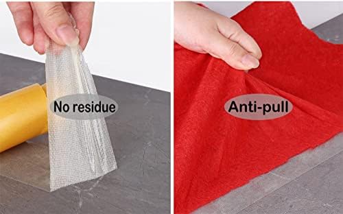 Fita de tecido de dupla fita fita adesiva de duto durável pesado, fácil de super pegajoso para tapetes e roupas de tapetes etc.