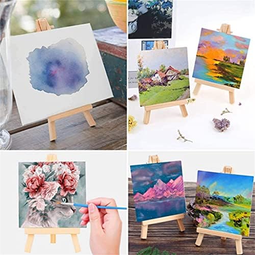 Tizhong 20pcs Mini Canvas Board With Easel, Painting Canvas Painel, adequado para suprimentos de festa de pintura de arte