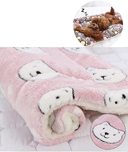 Cobertores de cães para cães grandes - cobertor de estimação - portátil espessado de lã macia de lã macia cama casa portátil