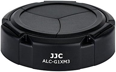 JJC ALC-G1XM3 Black Auto-Retinging Lens Cap para Canon PowerShot G1X Mark III