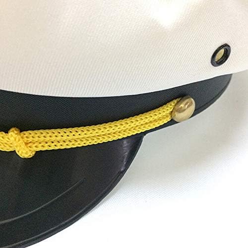 Chapéus de criança meninas 2t-4t iate marinheiro dourado chapéu branco navio boné barril marinho tampas de beisebol alto alto hat skinny