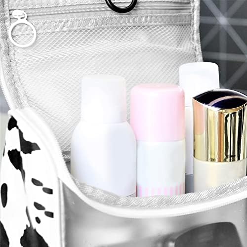 Bolsa de higiene pessoal para mulheres, organizador de bolsa de maquiagem pendurada, bolsa cosmética resistente à água para