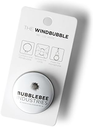 Os Boldes de vento Tamanho 4, Proteção Profissional de Vento para Microfones Lavalier, a Tecnologia Bubble fornece maior transparência