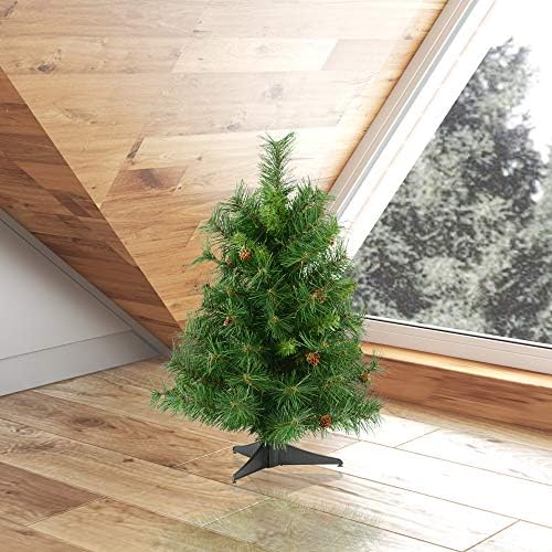 Árvore de Natal artificial de pinheiro de 24 Cheyenne Pine, ilath - árvore de natal falsa - decoração de casa interna sazonal