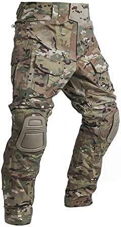 Calças táticas do Emersongear G3, calças de carga ripstop para homens de treinamento de caça ao exército do exército
