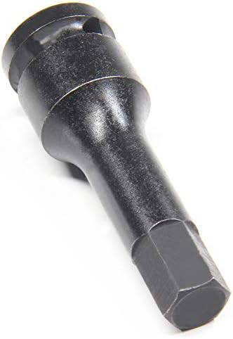 Bettomshin Hex Impact Bit Bit, soquete de bit Allen de 1/2 polegada de acionamento, soquete de 13 mm de impacto, aço