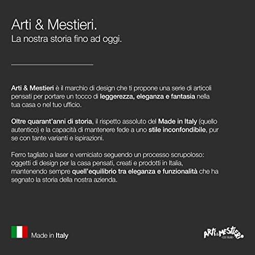 Arti & Mestieri, a rainha - design de parede de design fabricado na Itália - ferro 25 x 22h cm