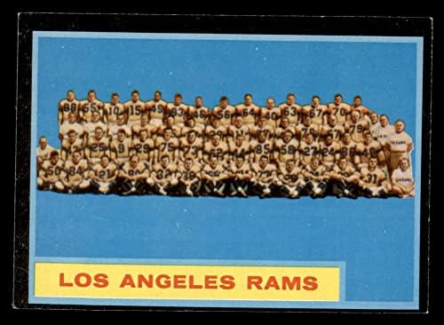 1962 Topps 89 Rams Team Los Angeles Rams VG/Ex Rams