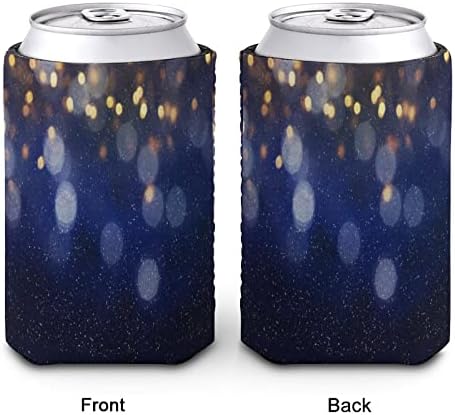 Blur Bokeh Light Background Reutilable Cup Sleeves Iced Coffee Isoled Cup Solder com padrão fofo para bebidas frias quentes