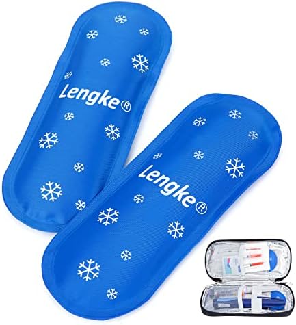 YouShares Diabetes Ice Packs para insulina Cooler Travel Case - Mini pacotes de gelo adequados para a maioria das bolsas de