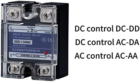 ILAME SSR-10DD 25DD 40DD 80A 100A SSR SSR FASE DC CONTROL DC 3-32VDC A 220VDC 600V 10A 25A 40A DD Relé de estado sólido