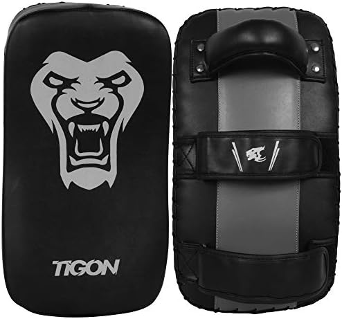 Tigon Sports Thai Kick Boxing Curve Curve Pad Punch Punch MMA Shield [Single]