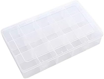 Espaços de armazenamento de caixa de Guolarizi Caixa de mesa de plástico 15 armazenamento de armazenamento transparente