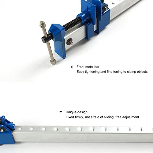 F braçadeira, liga de alumínio robusta e fácil instalação da barra de pinça resistente a 1125mm para metal