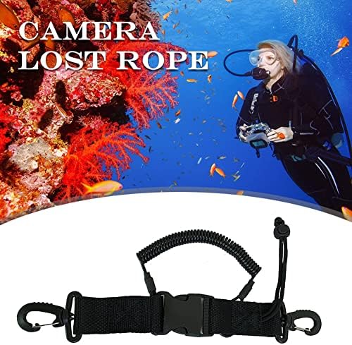 Câmera de mergulho Inffit Camera, cordão anti-perdido com fivela de liberação rápida, Ferramentas de mergulho Sports Sports