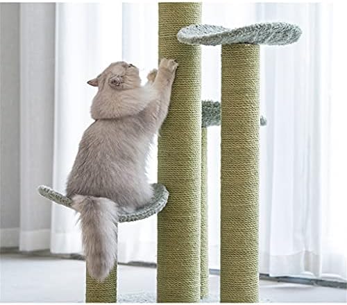 Dhdm Folhas Gatos de escalada Cats Cats Cats Casa da árvore Plataforma de plataforma de captação de tábua de cânhamo Sisal Toys