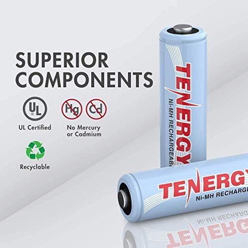TENERGIA 24 BATERIAS RECULEGIAIS COM CARGER, 8XAA 8XAAA 4XC 4XD Baterias recarregáveis ​​com carregador, ideal para eletrônicos