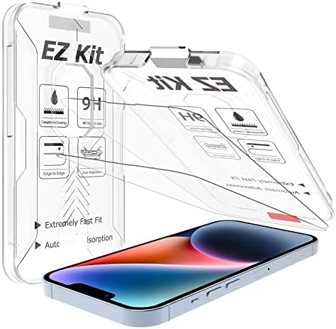 Protetor de tela de vidro temperado Mobdik Compatível com o iPhone 14 Pro Max & iPhone 13 Pro Max & iPhone 14 Plus,