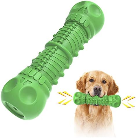 Ieosngng Dog Toys para mastigar agressivos Médias de raça grande média, brinquedos de cachorro chiados feitos com borracha