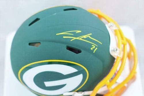 Charles Woodson autografou Green Bay Packers AMP Speed ​​Mini Capacete - JSA W Auth - Mini capacetes da NFL autografados