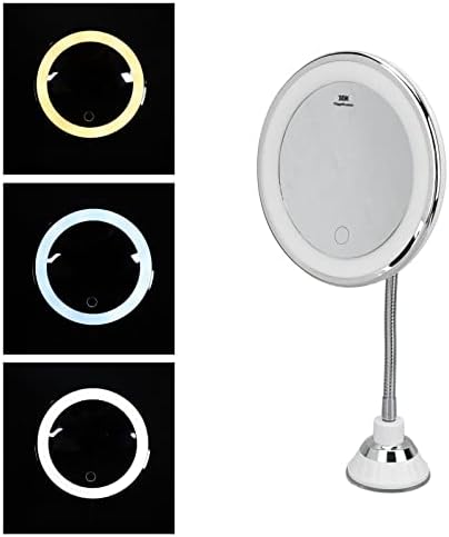Design de espelho de maquiagem de LED, espelho de maquiagem de maquiagem espelho de maquiagem com parede clara portátil