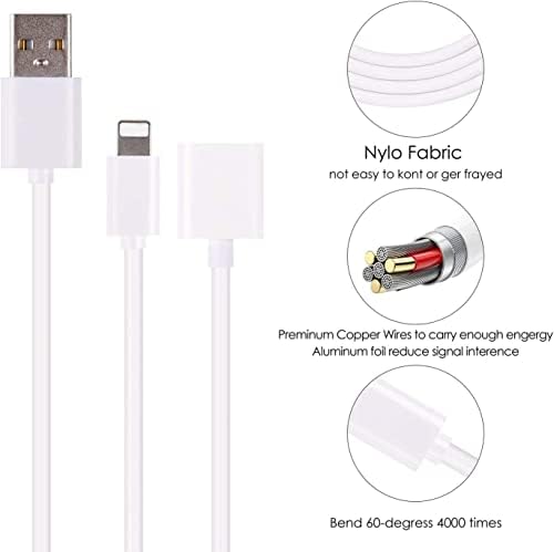 Adaptador de carregador para adaptador de lápis Apple compatível com acessórios para ipad pro lápis Male para fêmea conector flexível