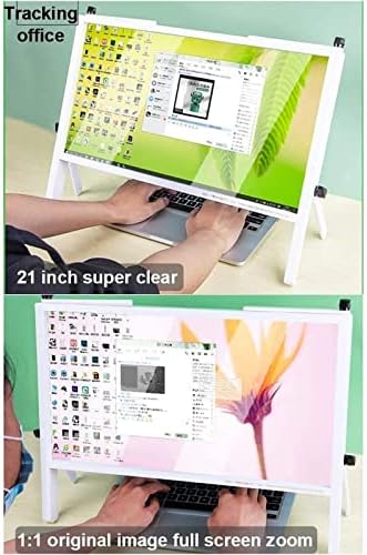 ZUASE 3D Laptop de 21 polegadas Laptop Screen Melhor, tela de ampliação do amplificador de suporte de expansão do laptop