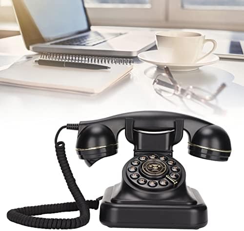 Telefone fixo vintage Retro Gowenic, elegante telefone retro elemoroso e elegante, telefone decorativo para o quarto de estudos de cafeteria de escritório decoração