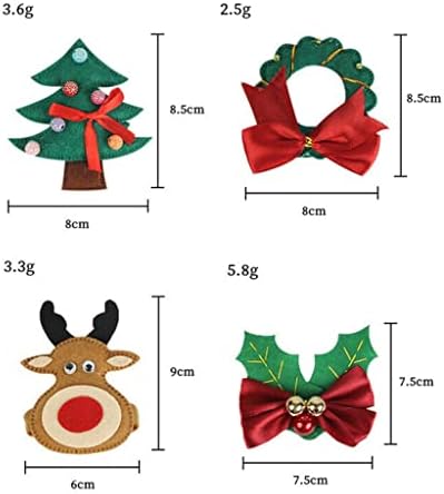 6pcs/conjunto de natal anéis de tabela de decoração de tabela festa temática para fivela de guardanapo de hotel em casa (cor: c, tamanho